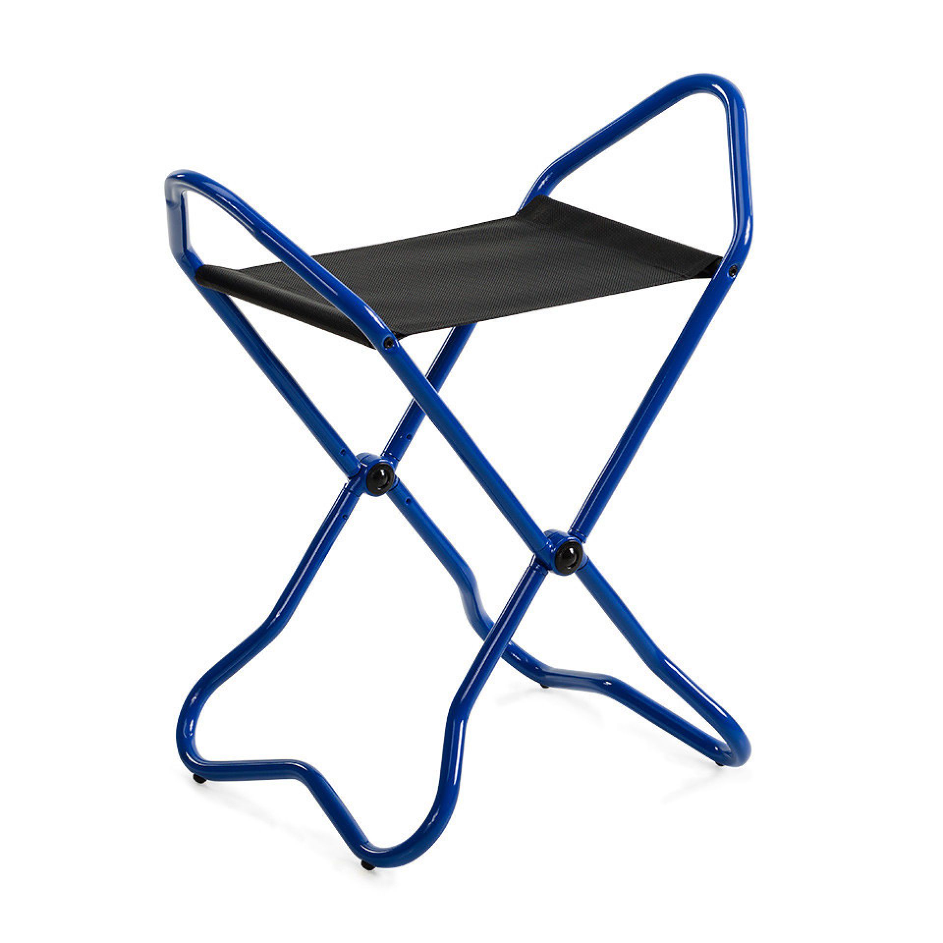 New York Folding Stool / Museums Stool blue Lectus